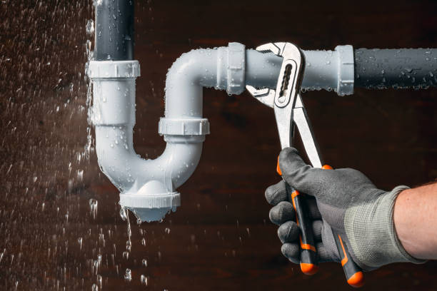 Professional Drain Cleaning technician working in Moseley, VA
